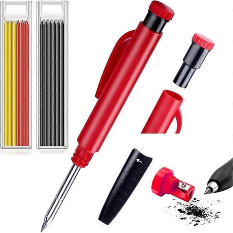 1 ensemble d'outils mécaniques pour charpentier, crayons d'architecture (1/5)