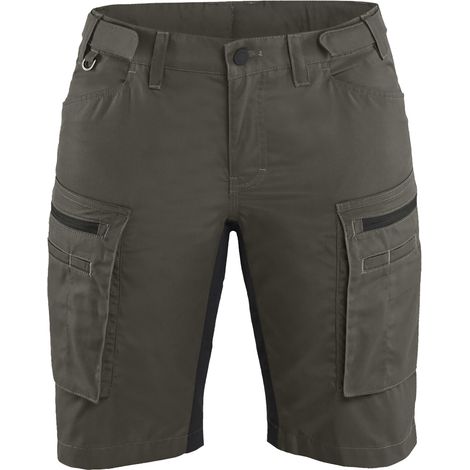 Short de travail maintenance stretch femme feMyanMare - Vert Kaki/Noir L - FR(44) - SE(C42) - Standards