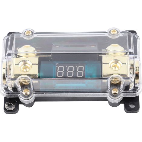 GARRYFIZH Porte-fusible compact pour protection de circuit, tension maximale de 24 V, support stable pour autoradio
