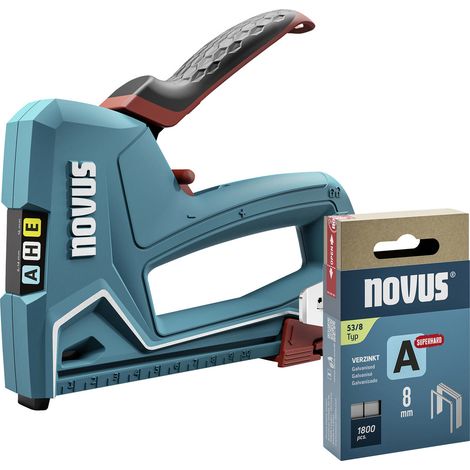 Novus Tools 030-0461 Handtacker Klammerntyp Typ 37, Typ 53 Klammernlänge 6 - 14 mm (1/5)