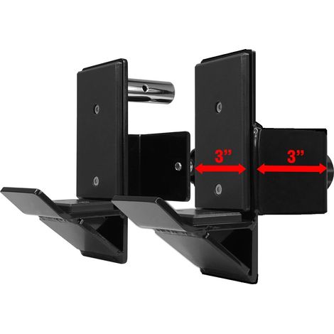 Yes4All QNGK 5 cm x 5 cm J Ganci Accessori per Power Rack, 7,6 cm x 7, 6 cm J Ganci (1/4)
