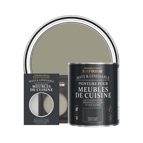 Peinture pour Meubles de Cuisine, Finition Mate - Racine (1/2)