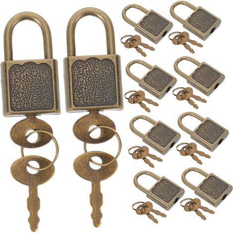 10 Jeux de Coffres de Pirates avec Cadenas et Clés pour