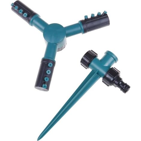 1 ensemble arroseur de jardin arroseur d'irrigation de jardin de pelouse rotatif, outil d'arrosage de jardin (1/5)