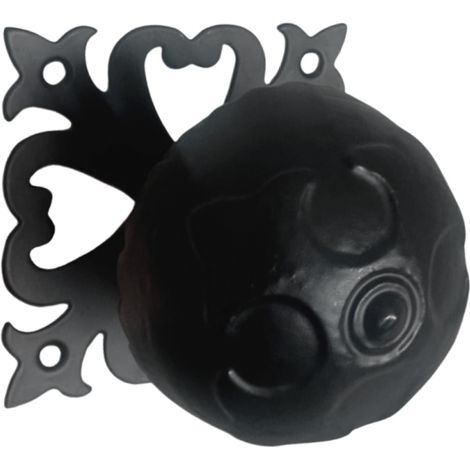 Boule rustique, diamètre 700mm, noire - SECURY-T (1/4)