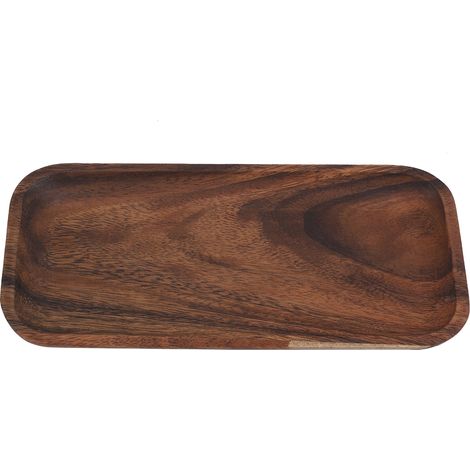 Plateau en Bois Élégant pour Sushi, Apéritifs, Salades et Desserts - 25x12.5x2cm (1/5)