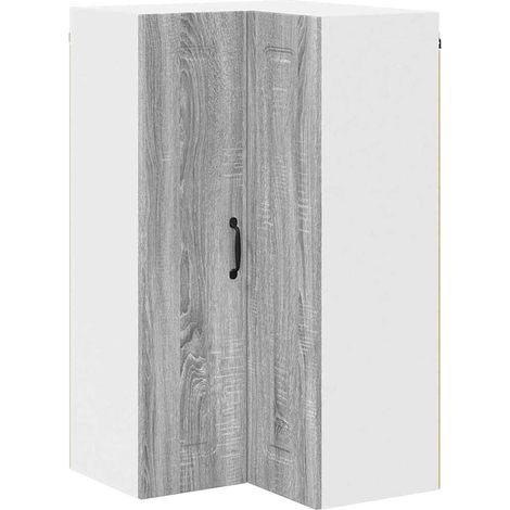 Meuble mural de cuisine,Armoire de cuisine avec porte Gris Sonoma 57 x 57 x 100 cm CFW79304 (1/5)