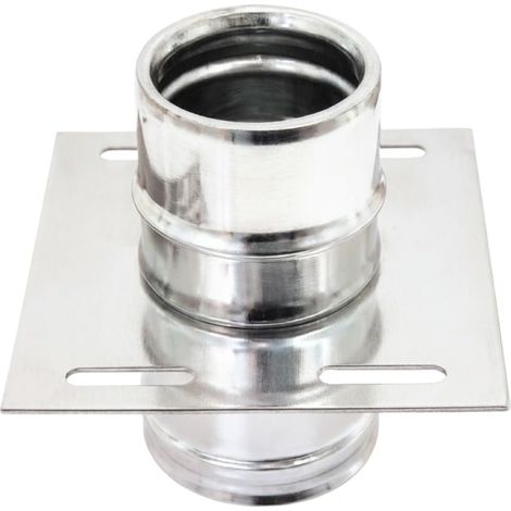 MAKA Supporto a Solaio Canna Fumaria Doppia Parete Inox Ø 80 mm (esterno 100) (1/5)