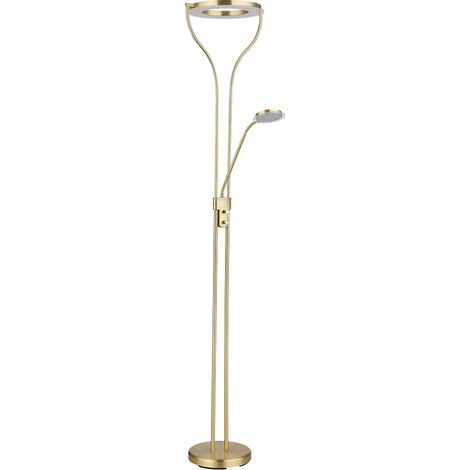 Globo - lampadaire - Ebro - laiton - métal - éclairage haut et (1/5)