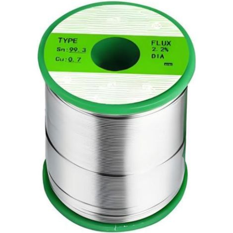 0,8 mm bleifreier, umweltfreundlicher Lötdraht, 500 g mit Kolophonium. - 0,8 mm bleifreier, umweltfreundlicher Lötdraht, 500 g mit Kolophonium. (1/5)