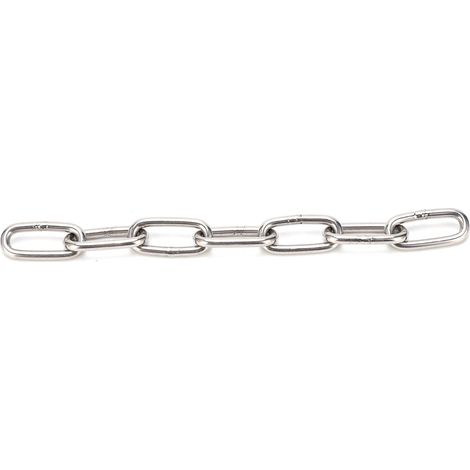 Chaîne de levage robuste en acier inoxydable 304 de 2 mètres pour suspendre lustre et vêtements