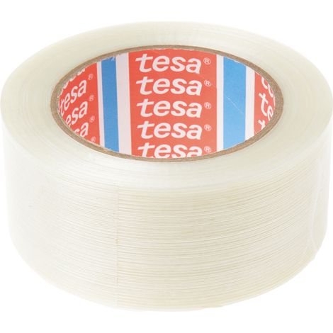 Ruban de cerclage Film en fibre de verre PET Transparent 50mm x 50m, 4590 ( Prix pour 1 )