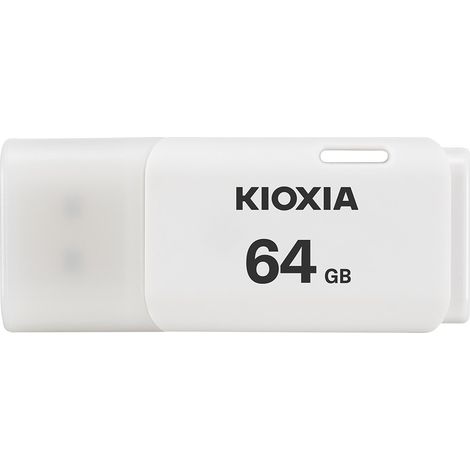 KIOXIA Pendrive U202 Hayabusa 64 GB Weiß - USB 2.0, kompakt