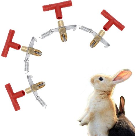 Abreuvoir Automatique Lapin 20 Pièces Buse Anti-Fuite en Laiton pour Ferme (1/5)