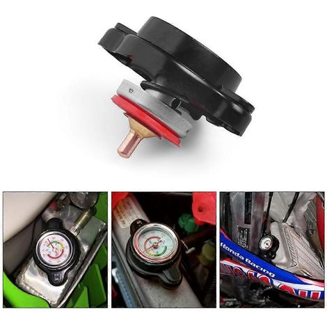 Bouchon de radiateur Thermost pour motos et voitures, manomètre de température d'eau 1,8 bar (1/4)