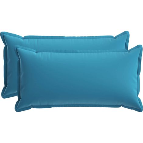 Kissen 2 stk. HOUTEN Himmelblau 40 x 70 cm Polyester vidaXL