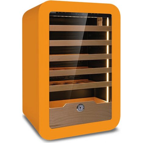 Cave à vin réfrigérée ventilée VINARIUS 40 Orange - KlimaItalia