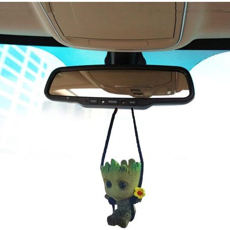 Hanging car accessories, little smiling tree man swinging, car rearview mirror (1/5)