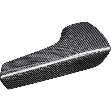 Housse d'accoudoir décorative en fibre de carbone véritable, compatible avec les modèles 2016-2023. Accessoires et autocollants intérieurs haut de gamme. WHBYV (1/4)