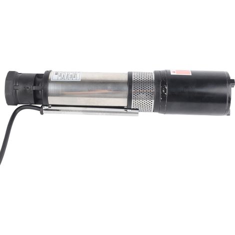 DC 24V Tiefbrunnen-Tauchpumpe mit Solarantrieb, Hochleistungs-Wasserförderpumpe, Förderhöhe 20 m, Modell S6-20-220, 2 Stück, bürstenloser Motor, autark. (1/5)