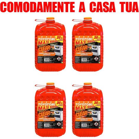 TOYOTOMI Tanica Clear 20 Lt Combustibile Per Stufe (Confezione da 4) (1/5)