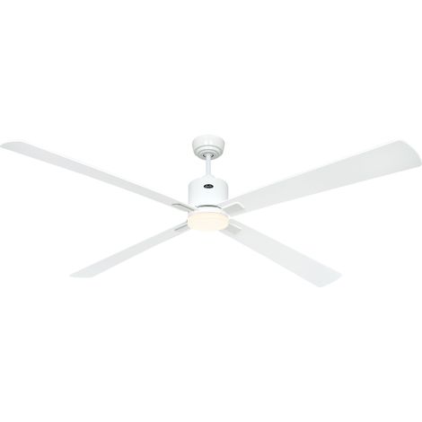Ventilateur de plafond ECO NEO III 180 WiFi avec éclairage, finition blanc - wengé/argent (1/2)
