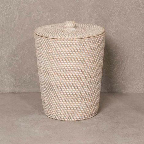 Cubo de basura para cuarto de baño de fibra vegetal