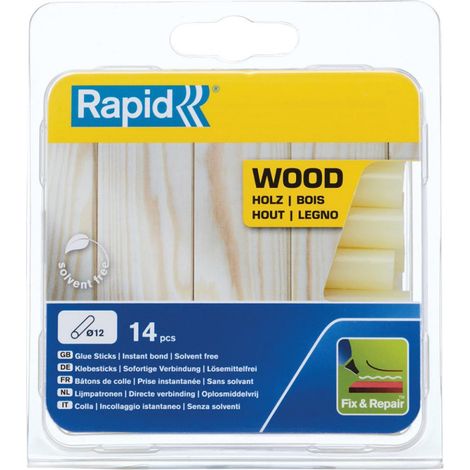 Pegamento Rapid adhesivo madera 12 mm diámetro 94 mm largo