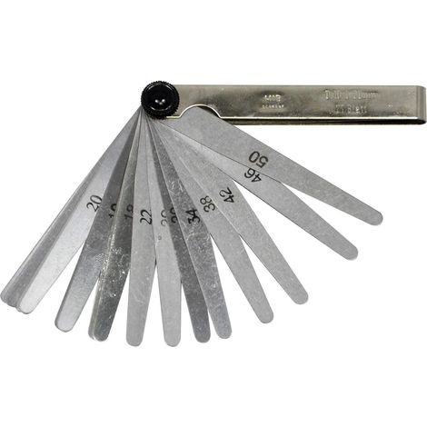 SW-Stahl 09104L Fühlerlehre, 21 Blatt, 0,10-0,50