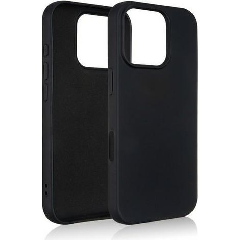 Funda de silicona Beline para iPhone 16 Pro, color negro. (1/3)