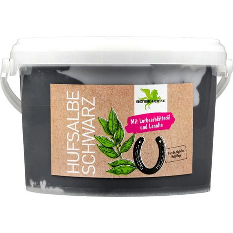 Confezione 2,5kg: Parisol Schwarzes Huffett mit Lorbeerblattöl und Pflanzenteer
