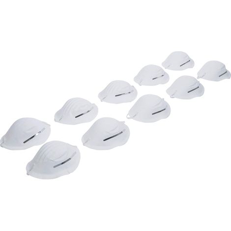 Lot de 10 masques de protection respiratoire