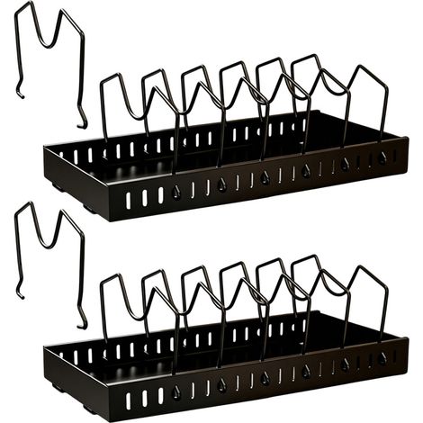 Pratico porta pentole per la cucina - Nero (1/2)
