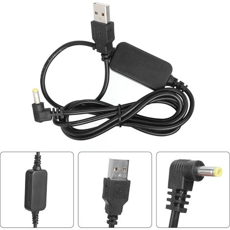 Câble de charge USB portable de 1,2 m (3,9 pi) compatible avec les radios talkie-walkie Yaesu VX-6R, VX7R, FT60R et VX177. (1/5)