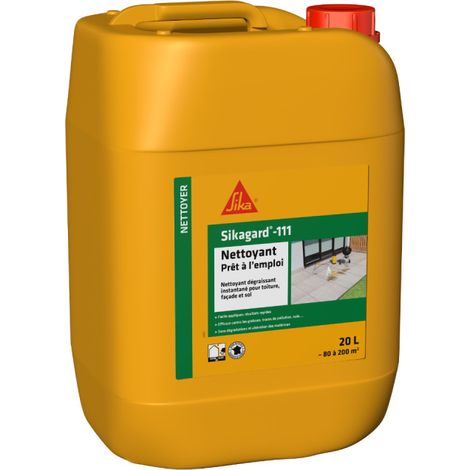SIKA Sikagard-111 - 20L Gebrauchsfertiger Reiniger für Böden, Fassaden und Dächer