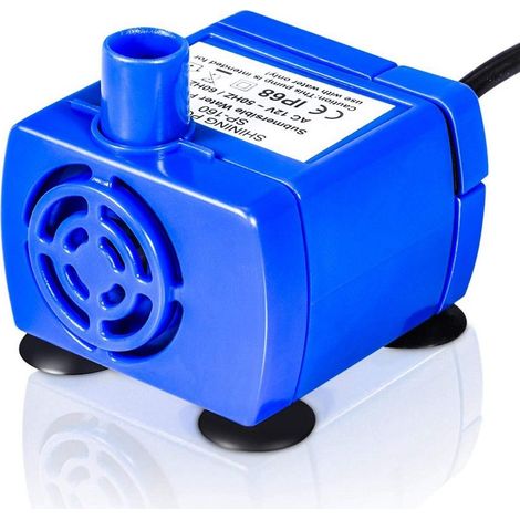 Pompe Eau Submersible, Pump Aquarium Ajustable Ultra-silencieux Pompes Multifonction Poisson Fontaine Brushless Moteur Accessoires (1/5)