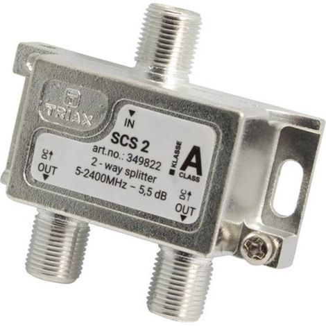 TRIAX SCS 2 - Repartidor SAT 1x2 5-2400 MHz (1/3)