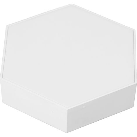 Applique murale LED hexagonale tactile, panneau lumineux LED, alimentation USB, 3 couleurs, idéale pour la décoration de chambre ou de salle de jeux. (1/5)