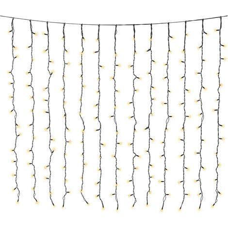 Tenda luminosa LED Pro-Lights bianco caldo e freddo da esterno 200 × 200 cm (1/4)