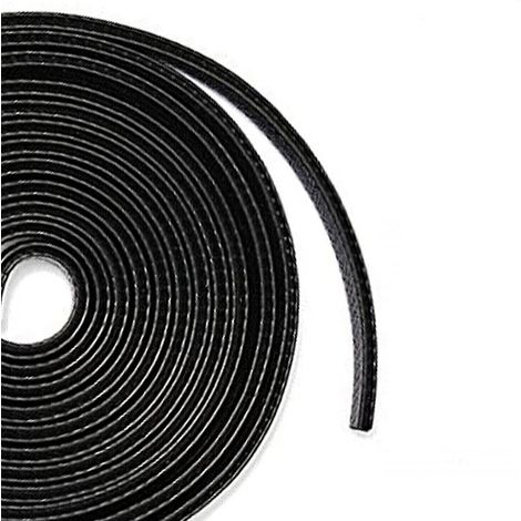 Profil De Protection De Bordure - Pvc Souple Noir Avec Insert En Pom - Pour Portes Fenetres Bateaux Et Metaux - 10 M (1/5)