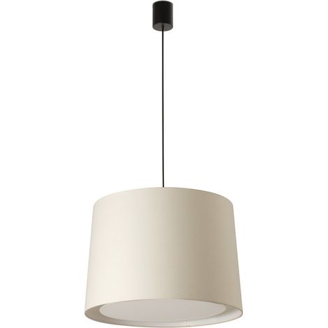 CONGA Lámpara colgante simple negra/beige 64315-55