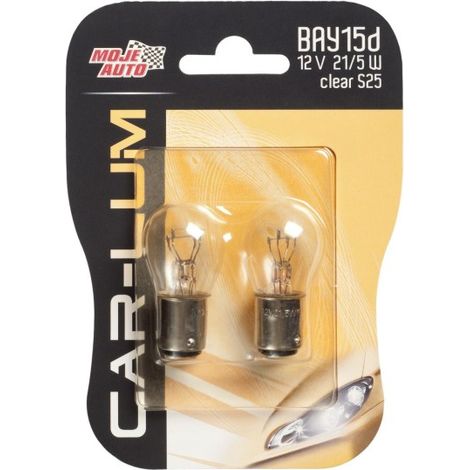 Lampadina BAY15D 12V 21/5W trasparente - BIS 91-008