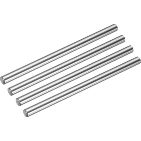 Set of 4 Linear Guide Rods, 6 mm x 100 mm, 0.236 x 3.94 inches (1/5)