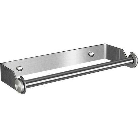 Support pour Porte Papier Cuisine Essuie Tout en Acier Inoxydable Derouleur Essuie Tout Distributeur Sopalin Dérouleur Essuie Tout Porte Rouleau de Cuisine Mural pour 27CM (1/4)