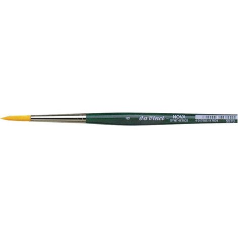 Pinceau rond pour aquarelle - Fibres synthétiques - Da Vinci - Cosmotop Nova - 6 - série 5570 (1/2)