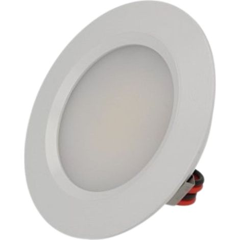 Mini Faretto LED da Incasso 3W, 420 Lumen, DC 10-30V, Foro 50 mm, Carcassa Bianca (Bianco Caldo 3000K)