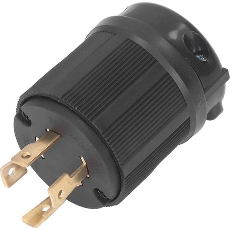Industrieller 4-Loch-Verriegelungsstecker aus PA66-Messing für Generatoren, Trockner und Herde, AC 260/450 V, 30 A
