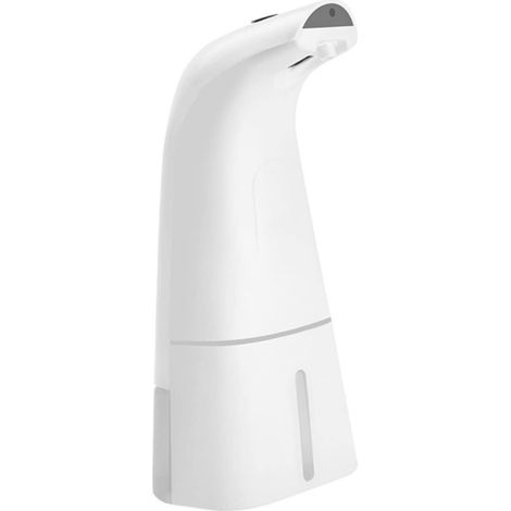 Dispensador automático de líquidos sin contacto con sensor inteligente y diseño decorativo para el baño.