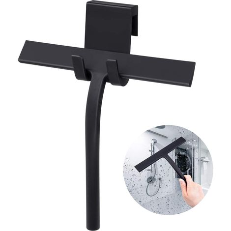 Shower Window Squeegee Cleaner With Silicone Hook for Bathroom Mirror Car Glass Cleaning (1/5)