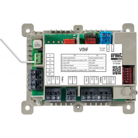 Micro centrale HF 868 MHz - 2 portes HF - URMET VITHF